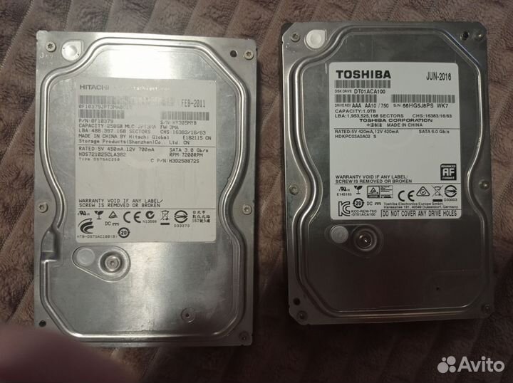 HHD Toshiba 1TB/256
