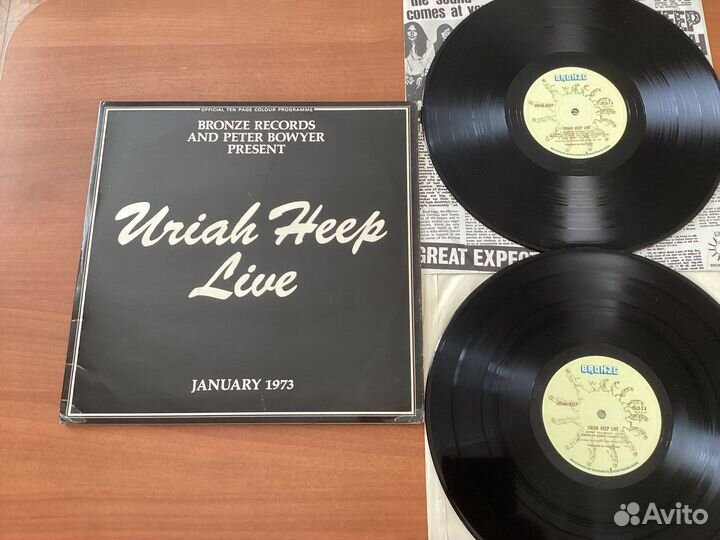 Винил Uriah Heep 1973 (2LP) Live