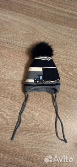 Детская шапка, утепленная