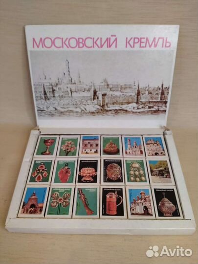 Сувенирный набор спичек Московский кремль