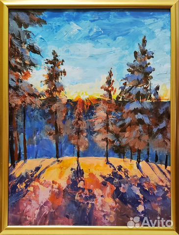 Картина акрилом 