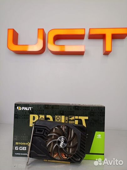 Видеокарта palit geforce GTX1660 super gaming PRO