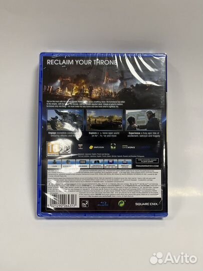 Final Fantasy 15 новый диск для PS4