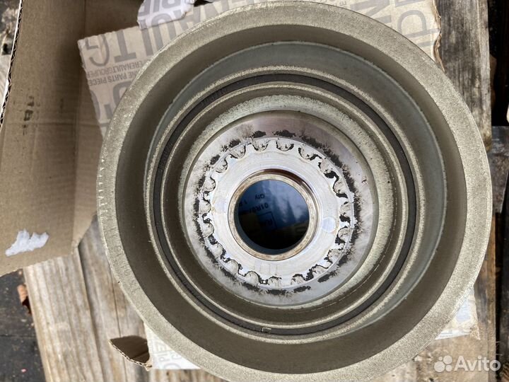 Шкиф коленвала renault duster