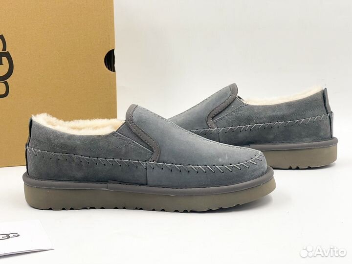 Слипоны зимние женские UGG угги Stitch Slip On