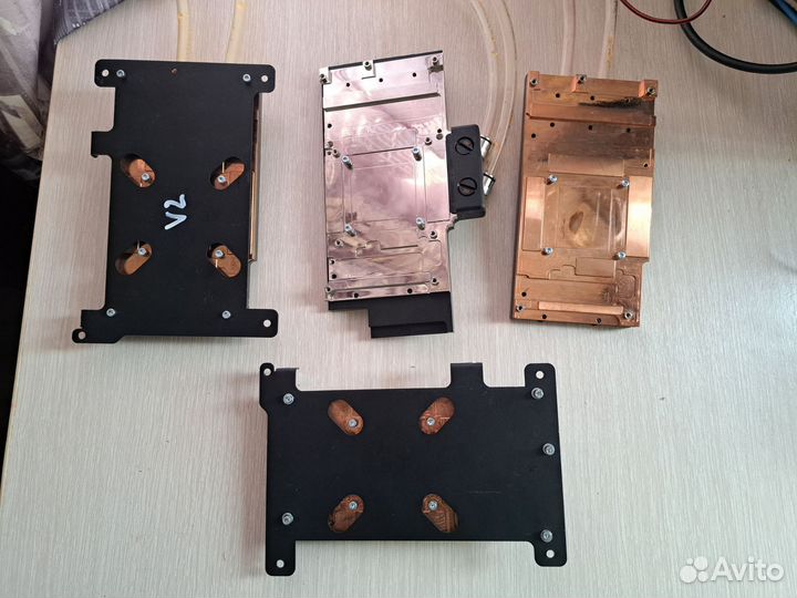 Водоблок на rtx 2080ti 11gb(есть 4 шт)