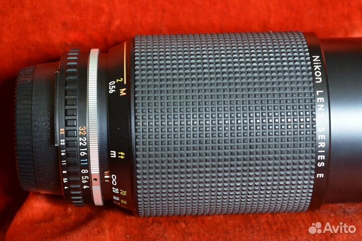 Фотообъектив nikon 70-210 m m, F 1:4, MF, series E