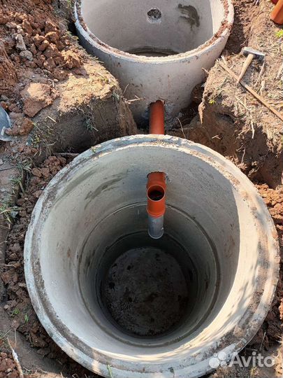 Септик под ключ из жби колец