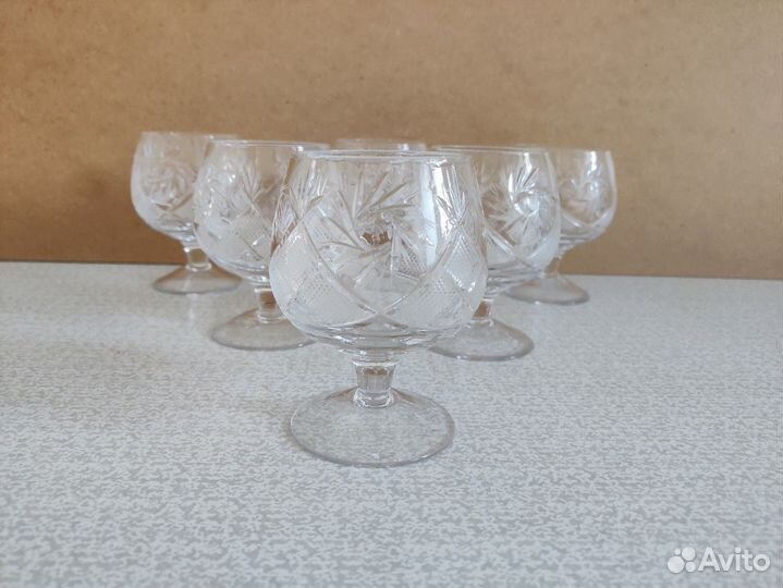 Хрустальные бокалы для бренди «Мельница»