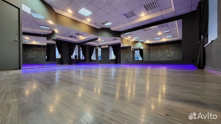 Аренда зала (почасовая) для танцев, фитнеса, йоги