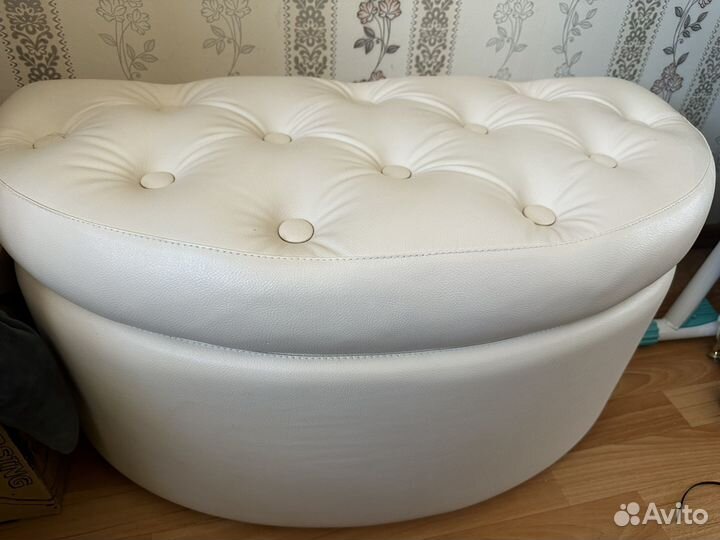 Банкетка пуфик с ящиком