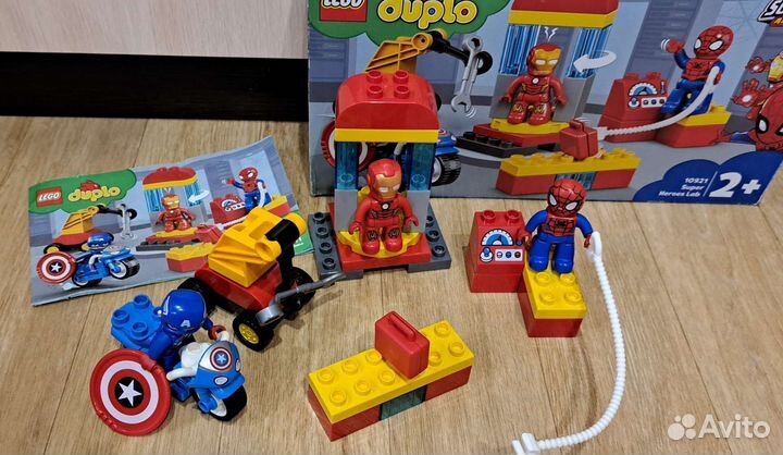 Lego duplo супергерои, стройплощадка
