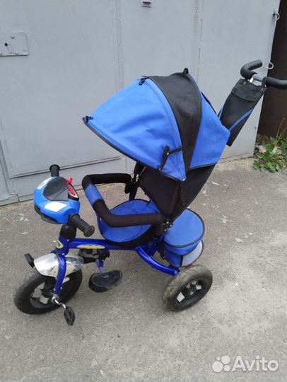 Трехколесный велосипед коляска