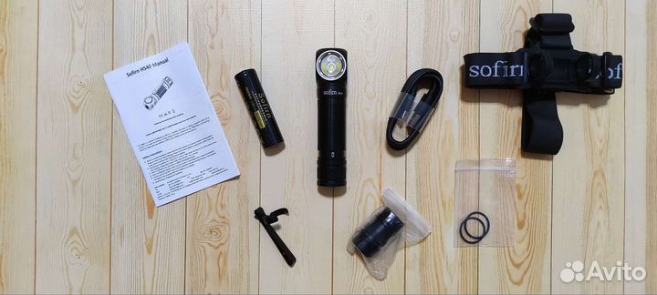 Sofirn HS40 5000K (белый) + акб Sofirn 3000mAh