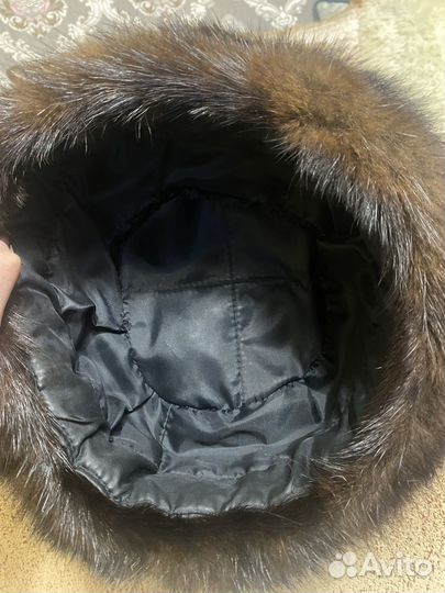 Мужская шапка норковая