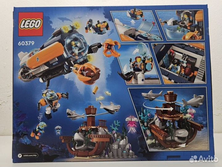 Новое Lego City 60379 подводная лодка
