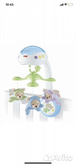Мобиль в кроватку fisher price