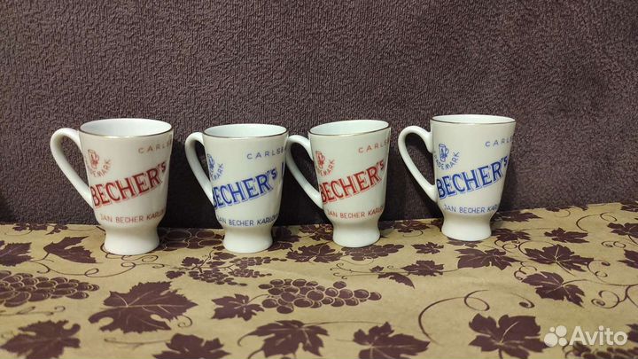 Рюмки Весhеr's Liqueur (Беxеpoвкa) новые, 4 штуки