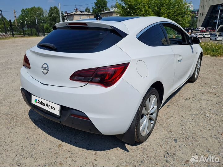 Opel Astra GTC 1.4 AT, 2013, 117 000 км