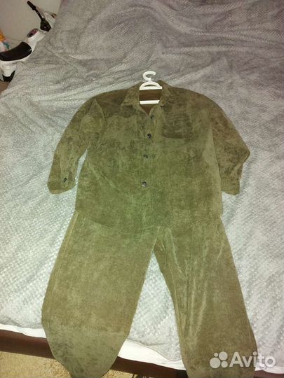 Велюровый костюм женский 56 размер