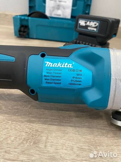 Аккумуляторная болгарка ушм makita 125 новая