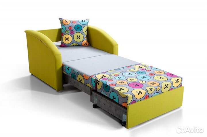 Диван Даня-750 Пуговки раскладной