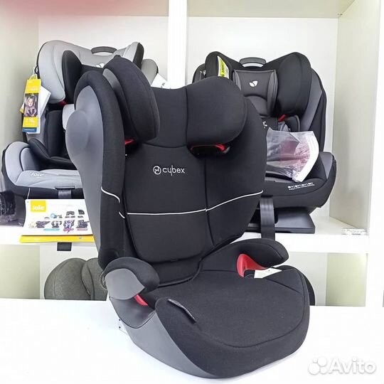 Автокресло 3-12лет изофикс Cybex Solution M-Fix че