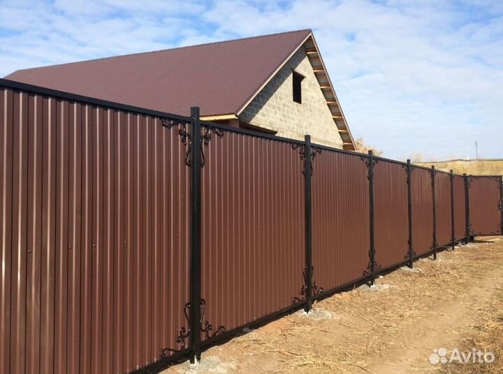 Забор металлический профессионально быстро