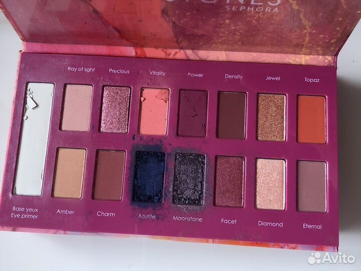 Большая палетка теней sephora