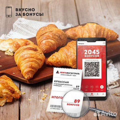 Круассан кафе бонусная карта