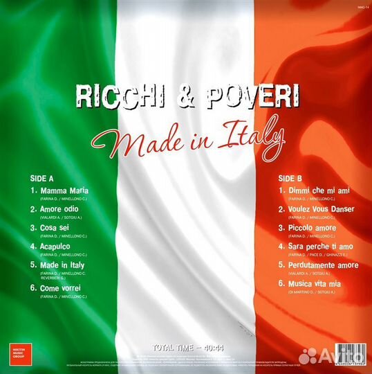 Винил Ricchi E Poveri – Made In Italy (LP)