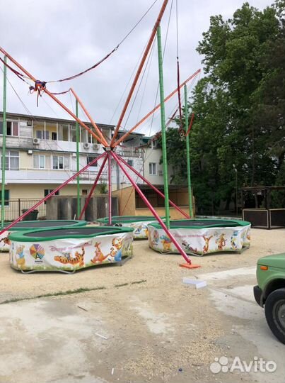 Батут кенгуру тарзанка рогатка