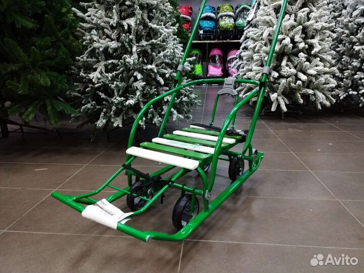 Санки складные с колёсами Nikki 3