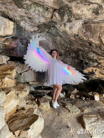 Гибкие светящиеся крылья.Для праздника фотосессии