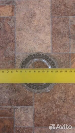 Плафоны югославской бронзовой люстры