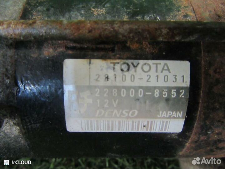 Стартер на toyota porte NNP15 1NZ-FE