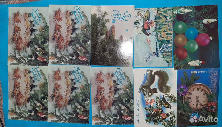 Чистые открытки ссср,набор,коллекция