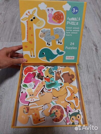 Пазлы для детей 3+ новые