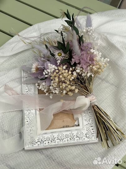 Комплект букет и венок