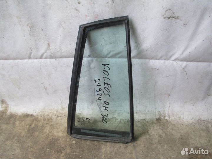 Стекло двери задней правой (форточка) Renault Kole