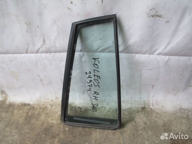 Стекло двери задней правой (форточка) Renault Kole