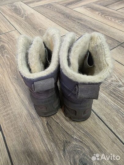 Сапоги зимние детские 27 размер ecco