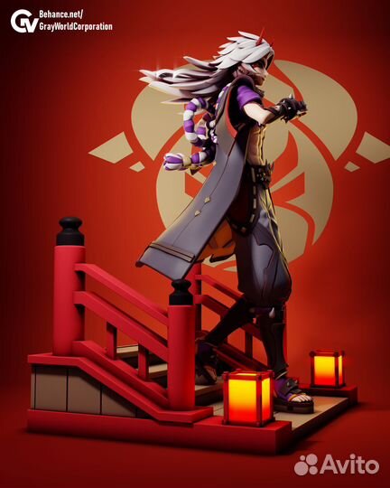 Фигурка Itto Genshin Impact (Итто Геншин Импакт)