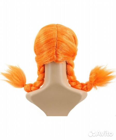 Парик пеппи длинный чулок