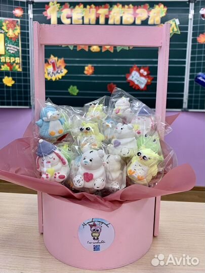 Сладкие подарки из маршмеллоу