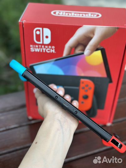 Новая Nintendo Switch Oled+Чип+256gb+Игры
