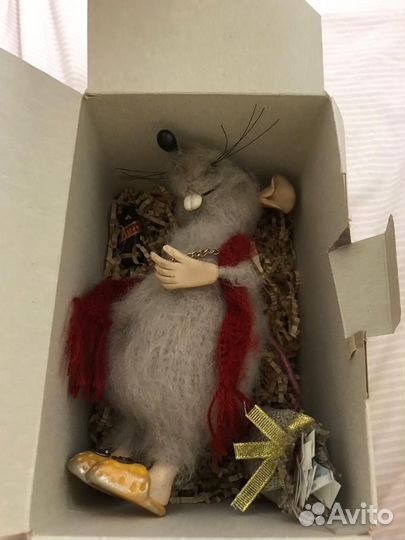 Сувенирная крыса ручная работа