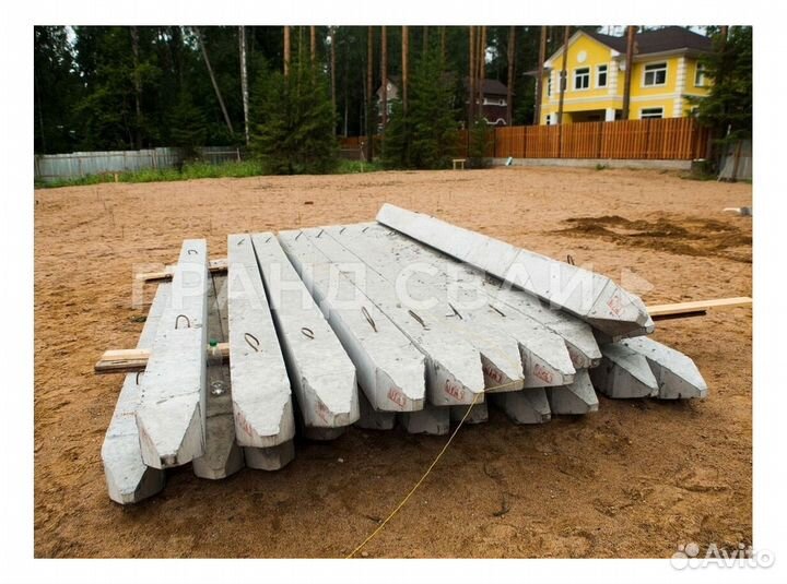 Сваи железобетонные для фундамента