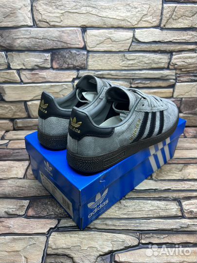 Кроссовки adidas munchen spezial hamburg grey