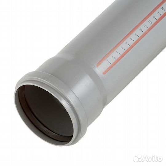 Труба канализационная d90х2000 мм пластиковая для